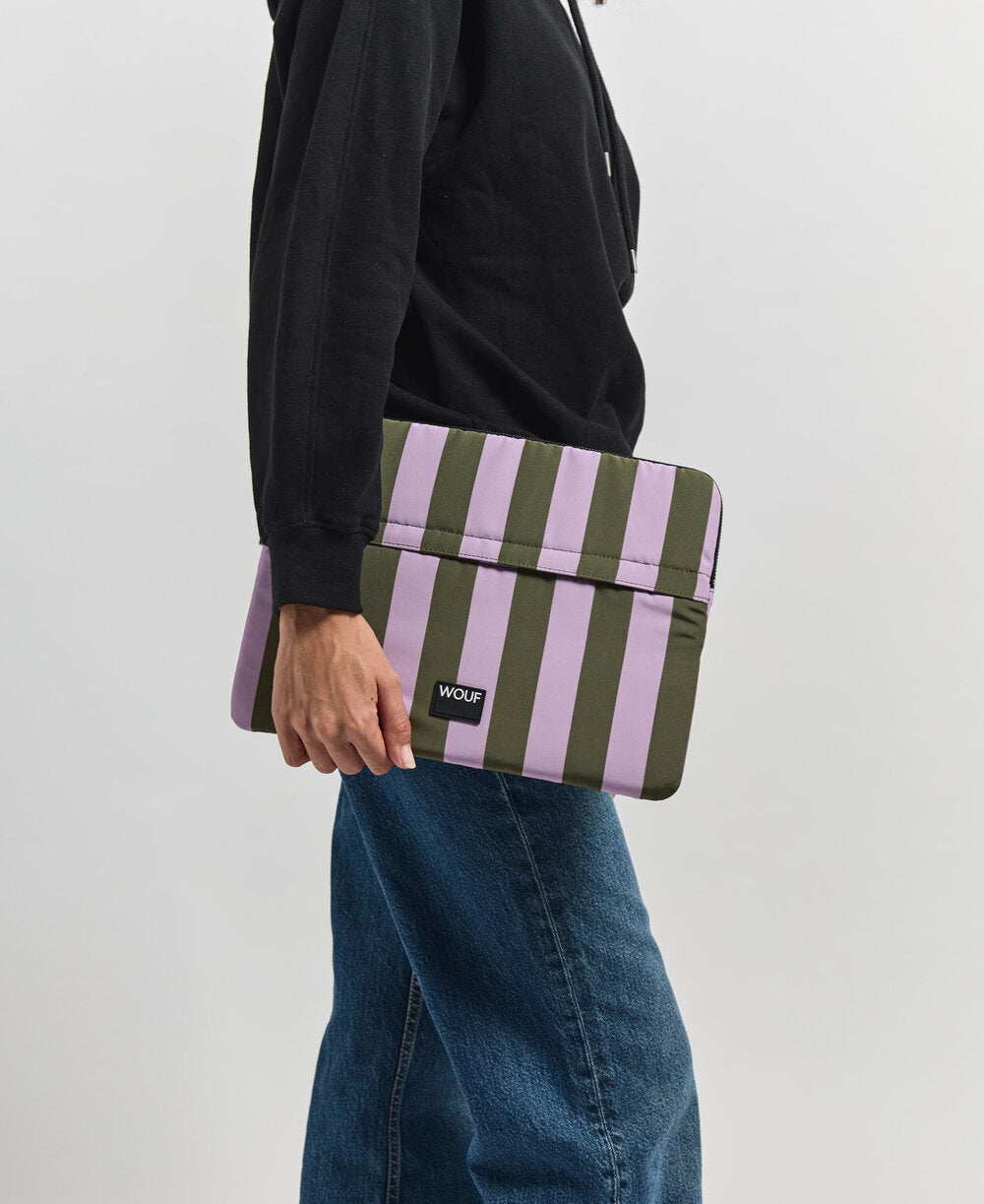 Niza computer Sleeve, 13/14 - Green/Purple